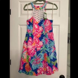 NWT Kinley Dress in Beckon Blue Jungle Utopia
